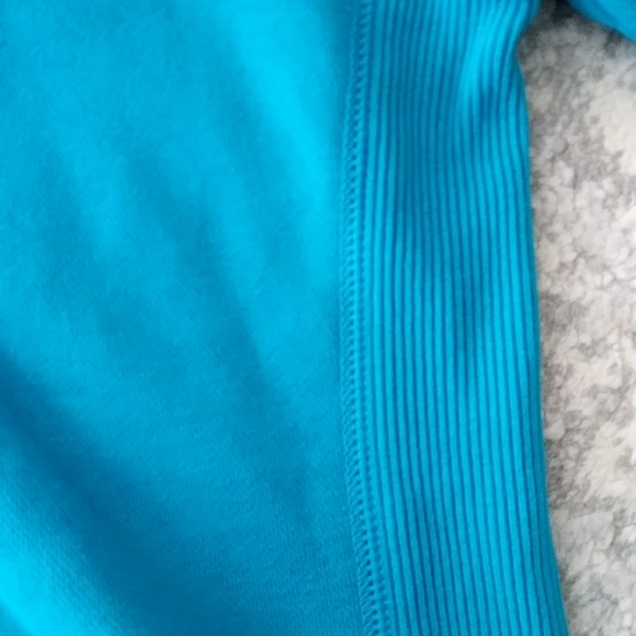 Under Armour Storm Fleece Pullover Hoodie Sweatshirt Loose Fit Small Blue Green - Picture 14 of 16